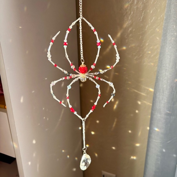 Beaded Spider Suncatcher. - Picture 3 of 8